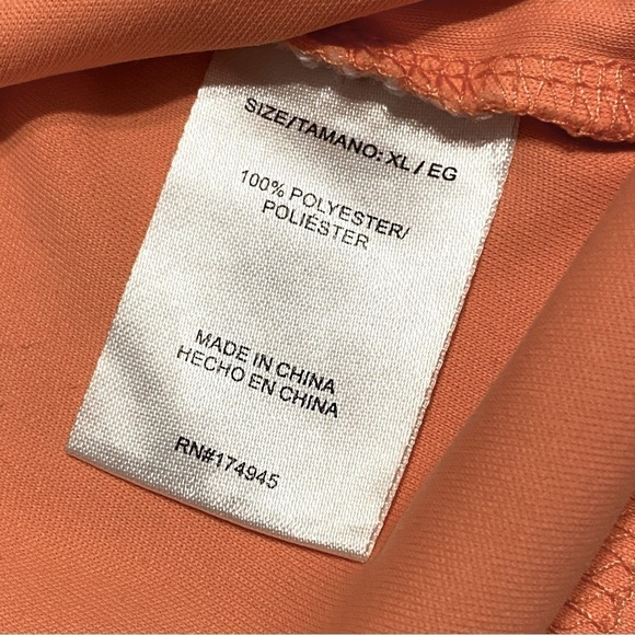 The Reel Life Long Sleeve Performance Shirt, XL, Coral - Picture 3 of 7